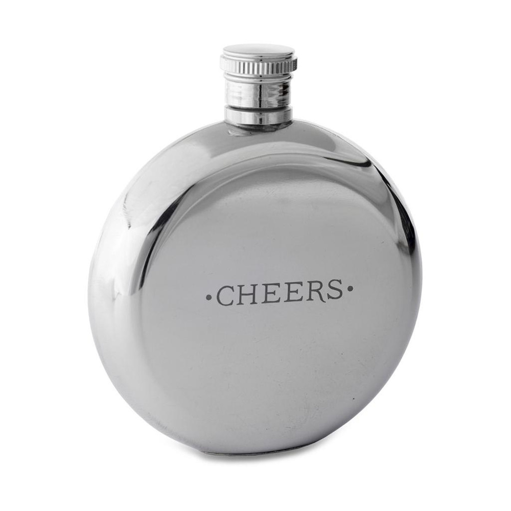 From this Day Forward Silver Cheers Wedding Flask NEW